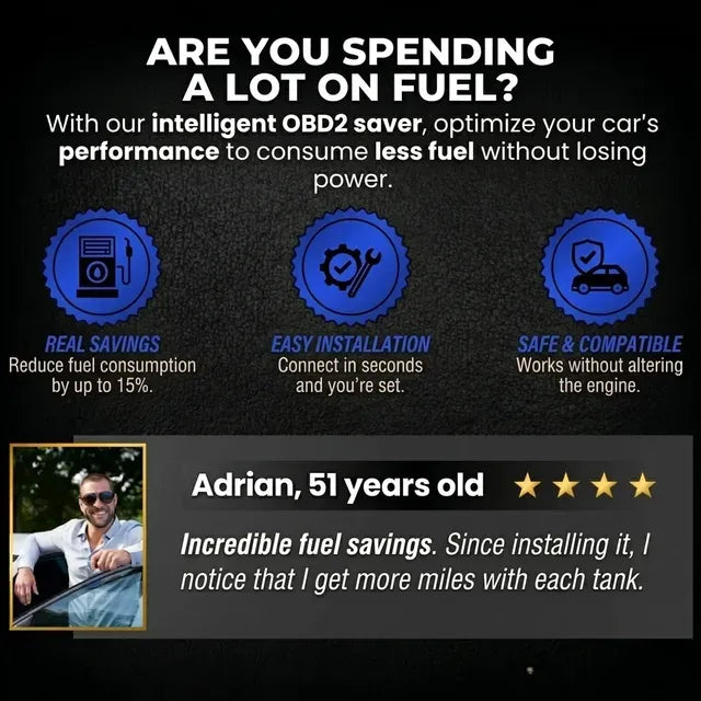 Plug-and-Play Fuel Saver: Drive Further, Improve Fuel Efficiency
